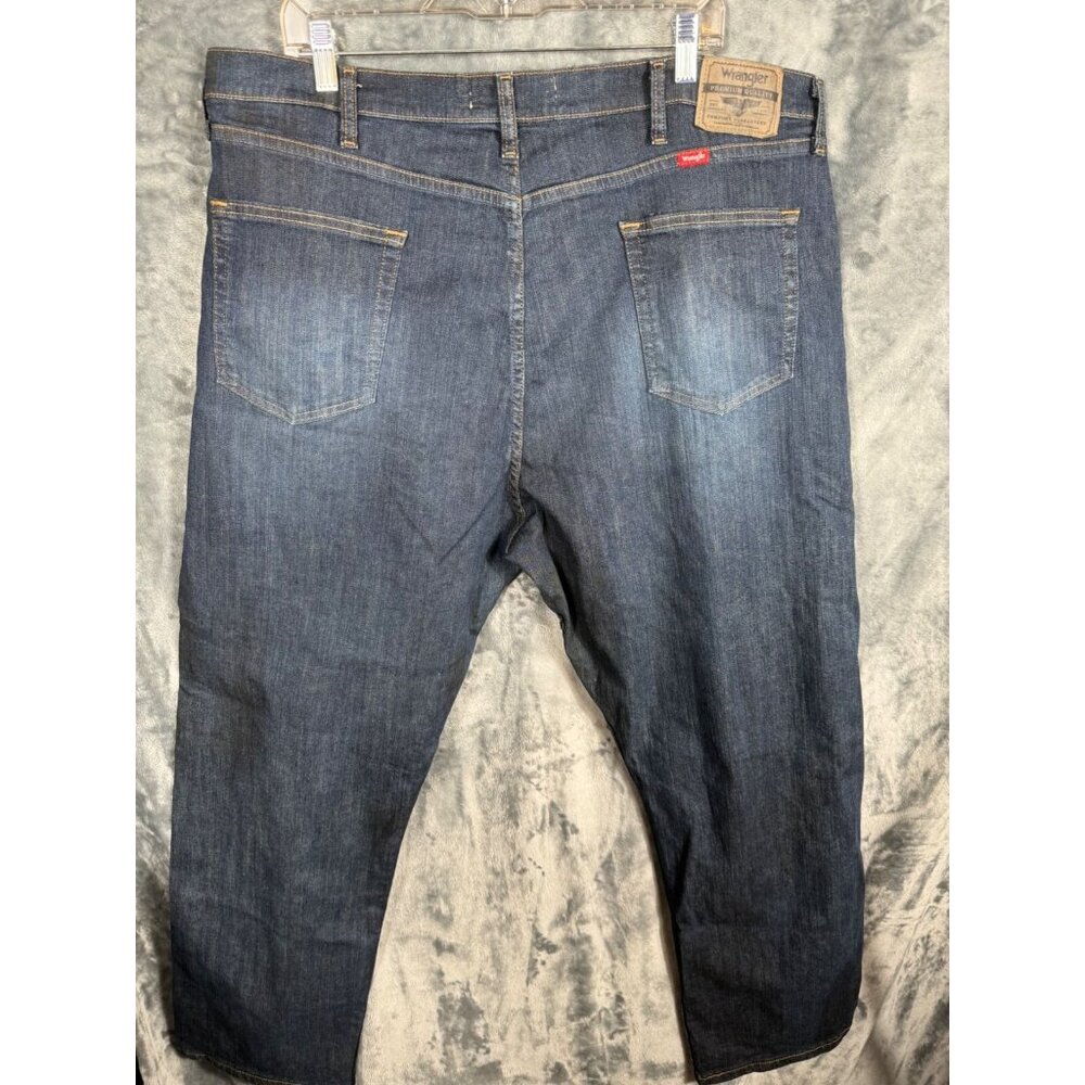 Wrangler Denim Men's Pants Relaxed Fit Jeans Adult Size Men’s 42-30 - Picture 14 of 14